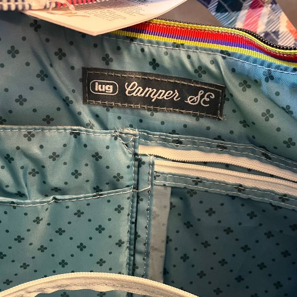 Lug Multicolor Plaid Crossbody Bag - Picture 7 of 8